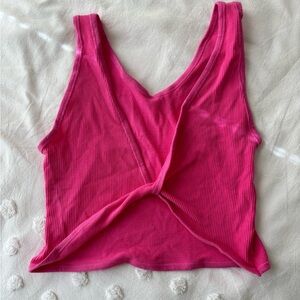 Pink UO crop top